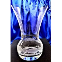 LsG-Crystal Sklo váza křišťál ručně broušená WA-098 dekor Kanta 200 x 140 mm 1 Ks.
