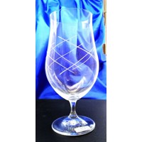 LsG-Crystal sklenice Skleničky broušené na pivo dekor Galaxie VU-172 CX-550 ml 4 Ks.