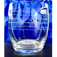 LsG Crystal Skleničky s krystaly SWAROVSKI na vodu/ různé nápoje ručně broušen...