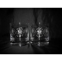 LsG-Crystal Skleničky na Whisky ručně broušené dekor Vločka dárkové balení Barline-739 290 ml 2 Ks.