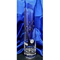 LsG-Crystal Váza skleněná vázička 5 x Swarovski ...