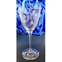 LsG-Crystal Skleničky na víno červené ručně broušené dekor Bodlák original bal...