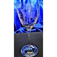 LsG-Crystal Skleničky na víno bílé ručně broušené dekor Jelen original balení ...