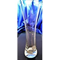LsG-Crystal Váza skleněná vázička 3 x Swarovski ...