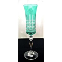 LsG-Crystal Sklenice barevné na šampus sekt broušené leštěné luxusně balené sa...