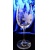 LsG-Crystal Skleničky na víno bílé červené ručně broušené ryté Víno Lara-163 350ml 6 Ks.