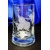 LsG-Crystal Sklenice pivní třetinka se jménem či číslem ručně broušený dekor Chmel ozdobné balení Joska3-4738 330ml 1 Ks.