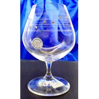 Cognac Glas/ Weinbrandgläser Swarovski Kristall Hand geschliffen Muster Claudia 523 400ml 2 Stk.