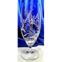 LsG-Crystal Jubilejní sklenice se jménem na pivo k výročí dekor Ječmen broušená rytá J-9079 380ml 1 Ks.