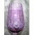 LsG-Crystal Jubilejní číše výroční sklenička broušená barva lila dekor Kytička J-401 600 ml 1 Ks.