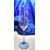 LsG-Crystal Skleničky modré na šampus/ sekt/ šumivá vína ručně broušené ryté Bodlák dárkové balení Ella-2598 190 ml 2 Ks.